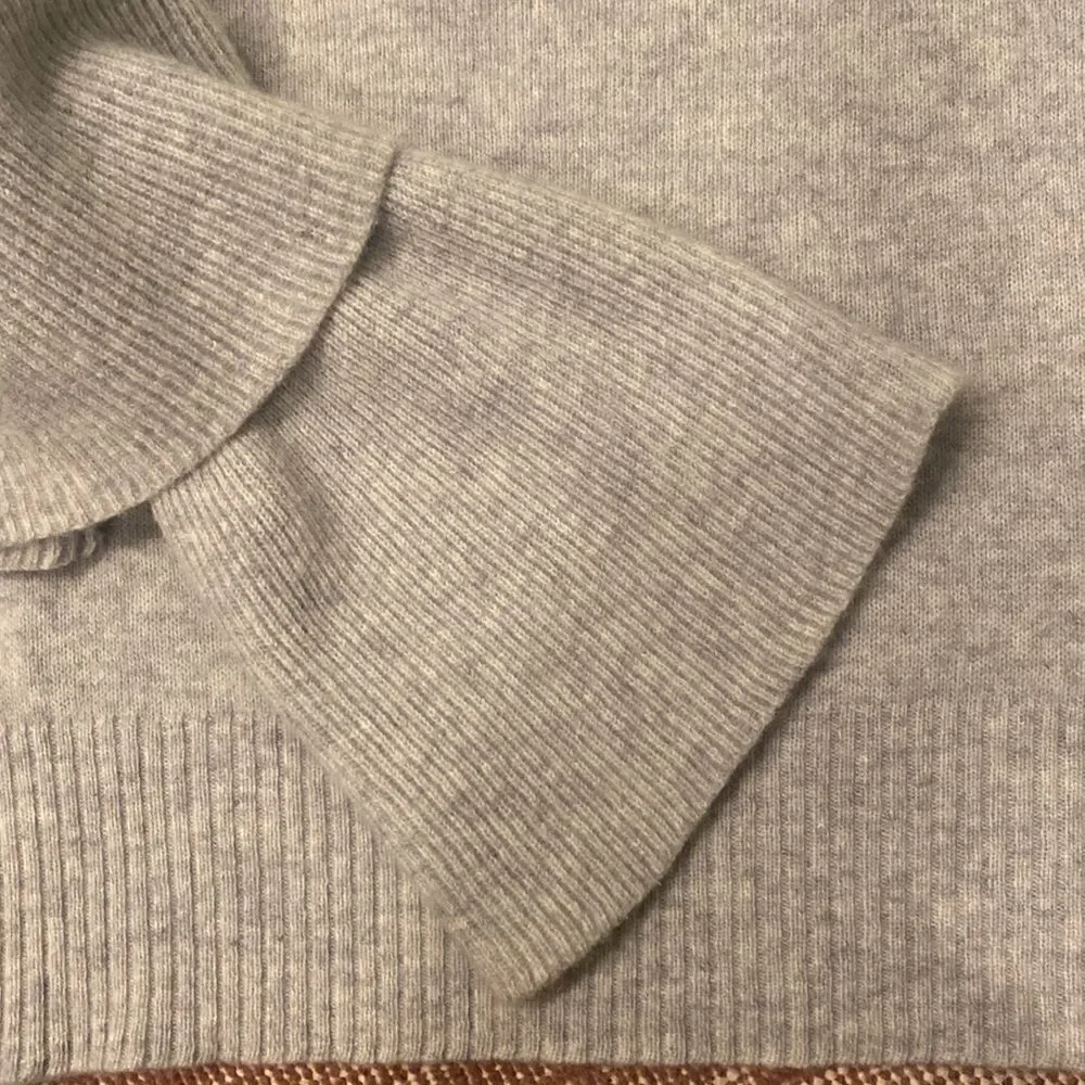 Tiered sleeve Qi cashmere sweater